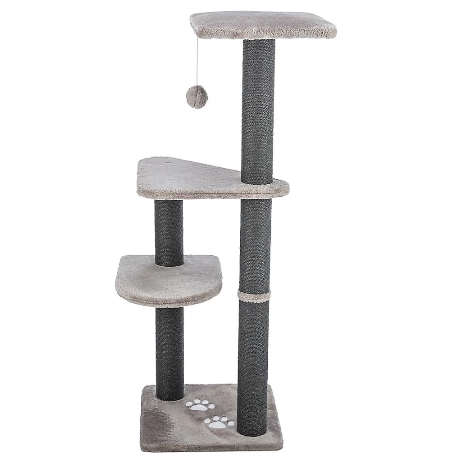PetSmart Trixie Altea 46-Inch Cat Tree with Perches and Scratching Posts, Gray