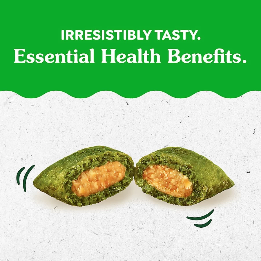PetSmart Salmon Cat Treats for Skin & Fur Health - Feline Greenies SmartBites Adult Cat Snacks
