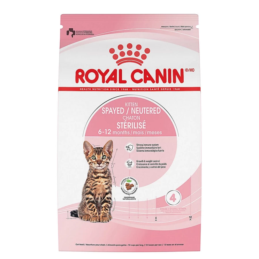 Royal Canin Feline Health Nutrition Dry Cat Food for Spayed/Neutered Kittens - PetSmart