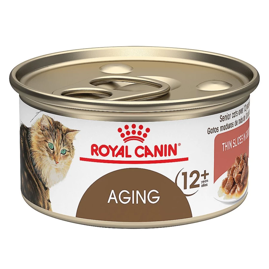 Royal Canin Aging 12+ Thin Slices in Gravy Wet Cat Food for Senior Cats - 3 oz Cans by PetSmart