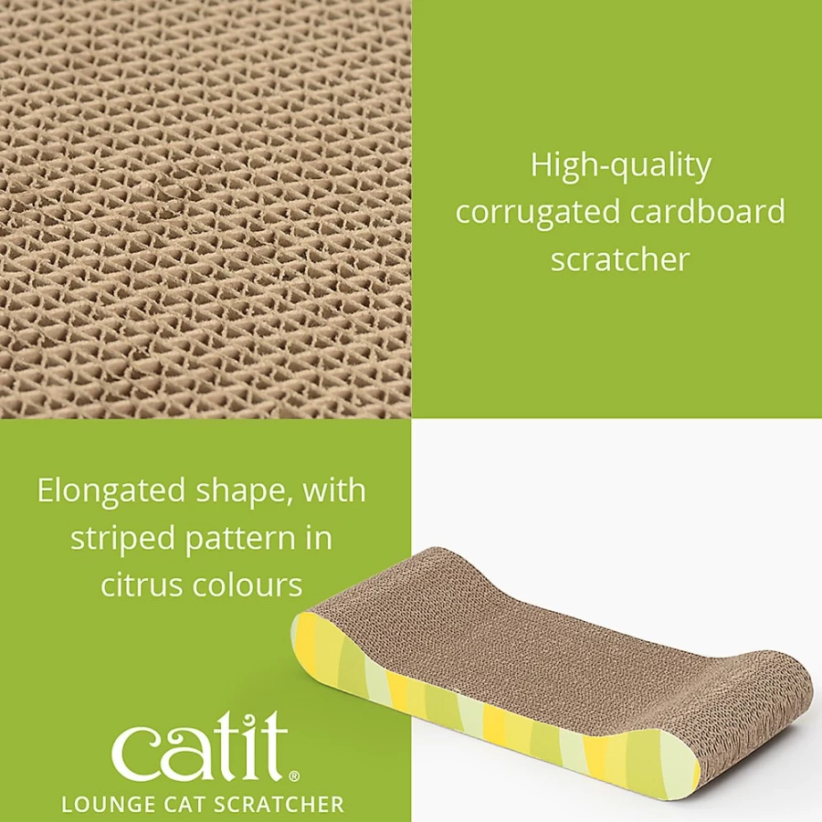 PetSmart Catit Scratching Lounge - Premium Cat Scratcher with Catnip for Indoor Cats