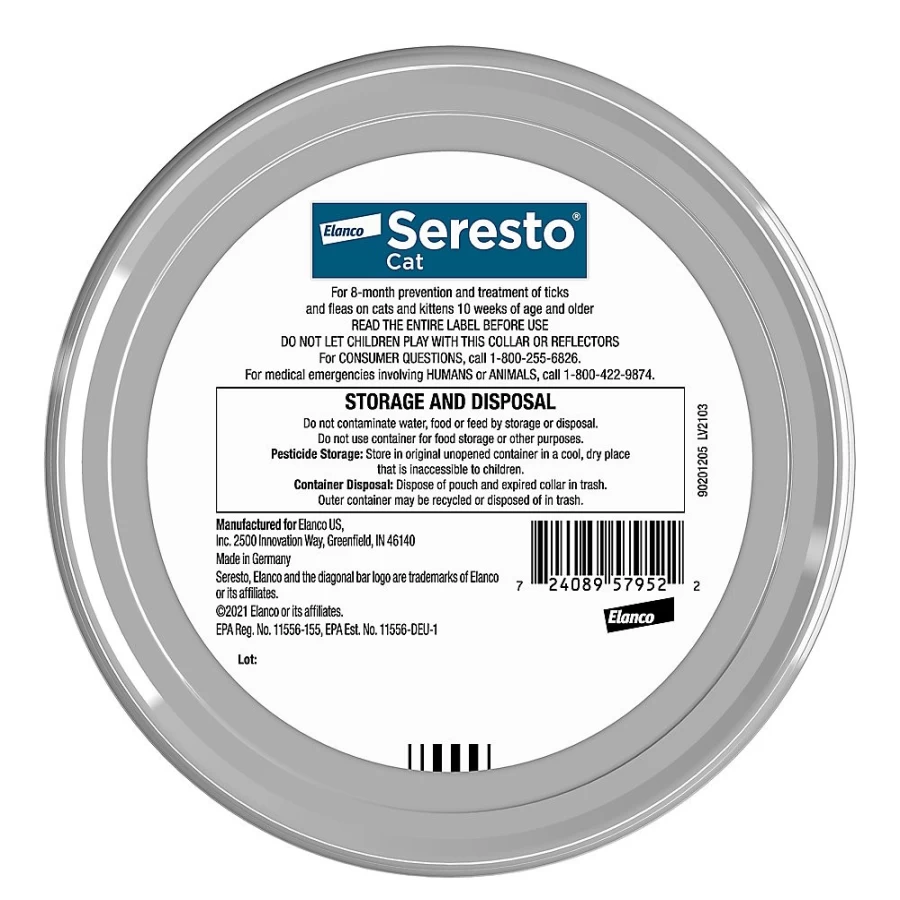PetSmart Seresto Flea & Tick Prevention Collar for Cats - 8-Month Protection