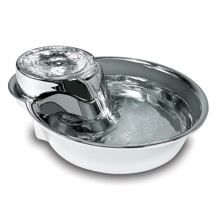 PetSmart Stainless Steel Pet Fountain - Pioneer Pet Big Max Automatic Water Dispenser for Cats & Dogs