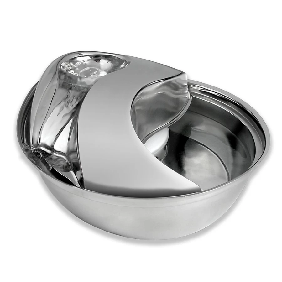 PetSmart Stainless Steel Raindrop Pet Fountain for Cats & Dogs - Pioneer Pet Water Dispenser