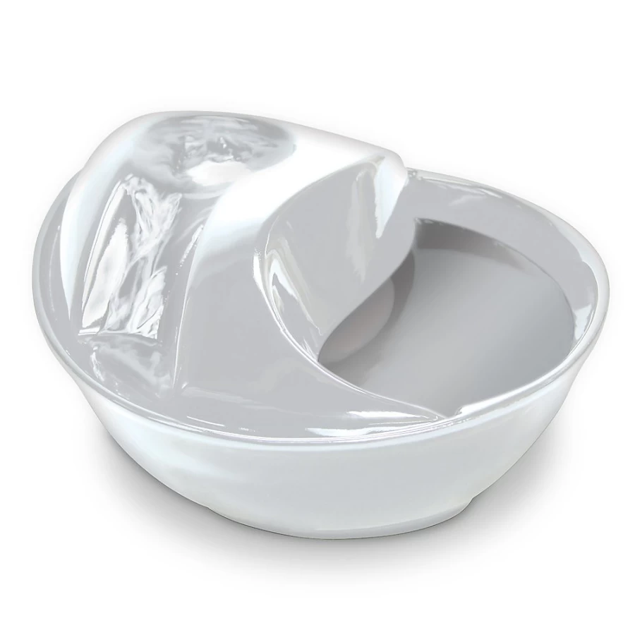 PetSmart Ceramic Raindrop Pet Fountain - Pioneer Pet Water Dispenser for Cats & Dogs