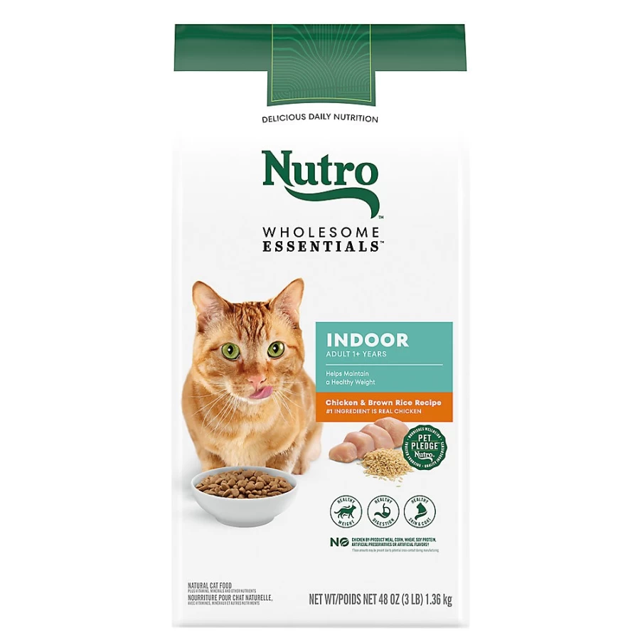 PetSmart Nutro Wholesome Essentials Natural Indoor Adult Dry Cat Food - Non-GMO Chicken Recipe