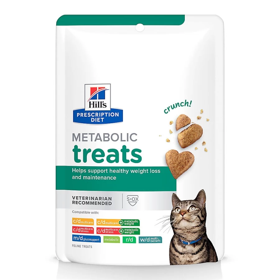 PetSmart Hill's Prescription Diet Metabolic Cat Treats for Adult Cats - Weight Management Snacks
