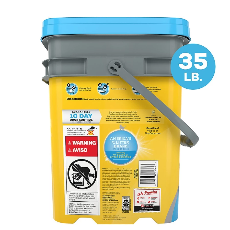 Purina Tidy Cats Clumping Clay Cat Litter with Glade Tough Odor Control - Scented Multi-Cat Litter by PetSmart