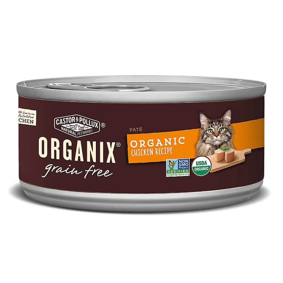 PetSmart Organix by Castor & Pollux Grain-Free Organic Wet Cat Food for All Life Stages - 3 Oz. Can