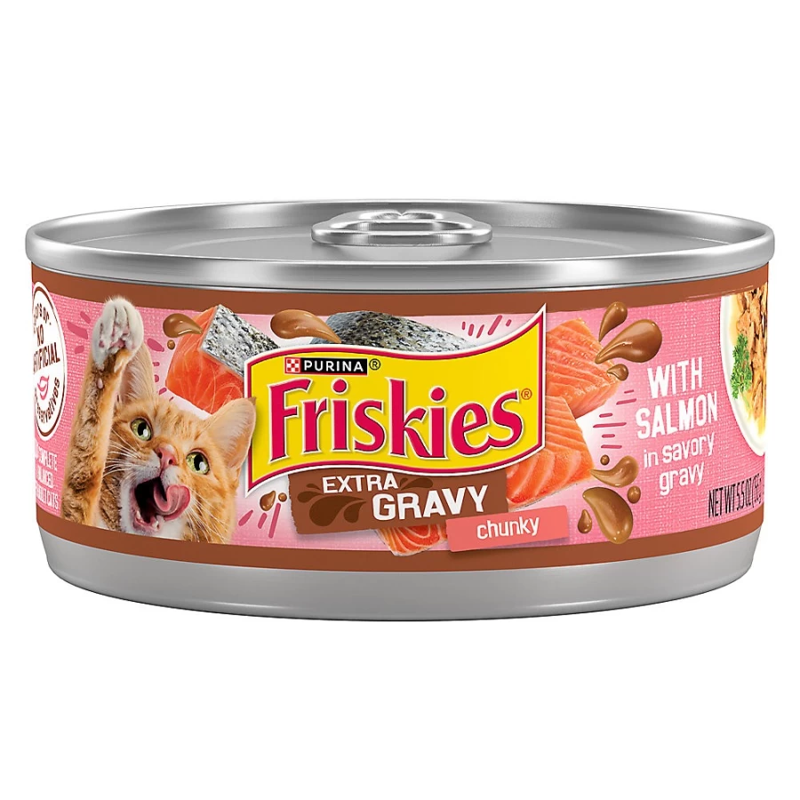 Purina Friskies Extra Gravy Wet Cat Food for All Life Stages - 6.04 oz Can | PetSmart