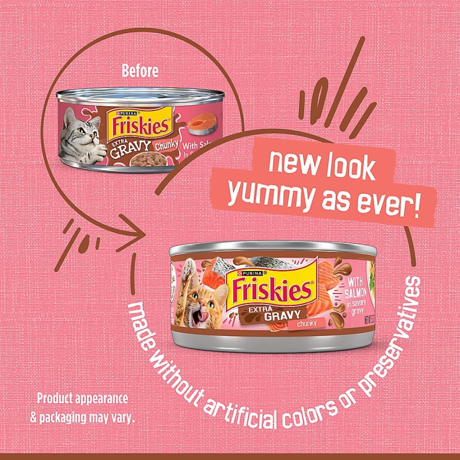 Purina Friskies Extra Gravy Wet Cat Food for All Life Stages - 6.04 oz Can | PetSmart