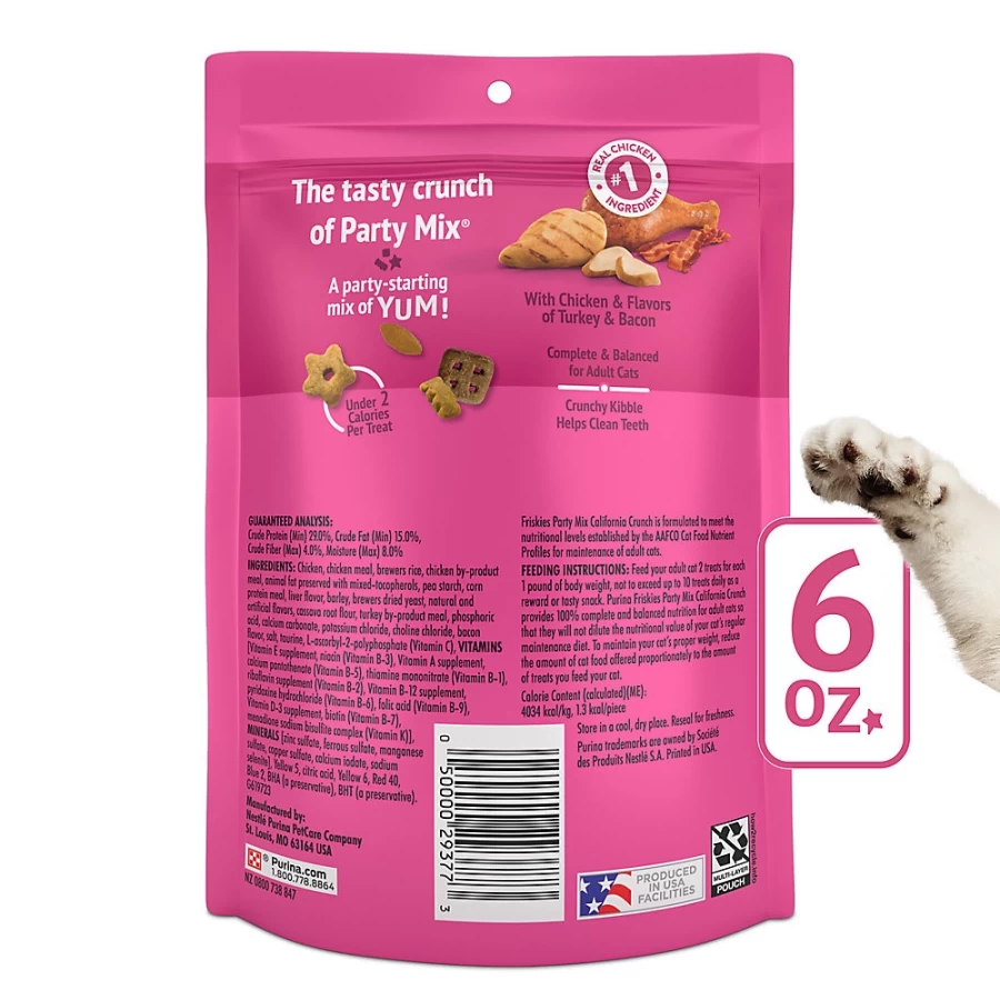 Purina Friskies Party Mix Crunchy & Soft Cat Treats for Training & Play - PetSmart