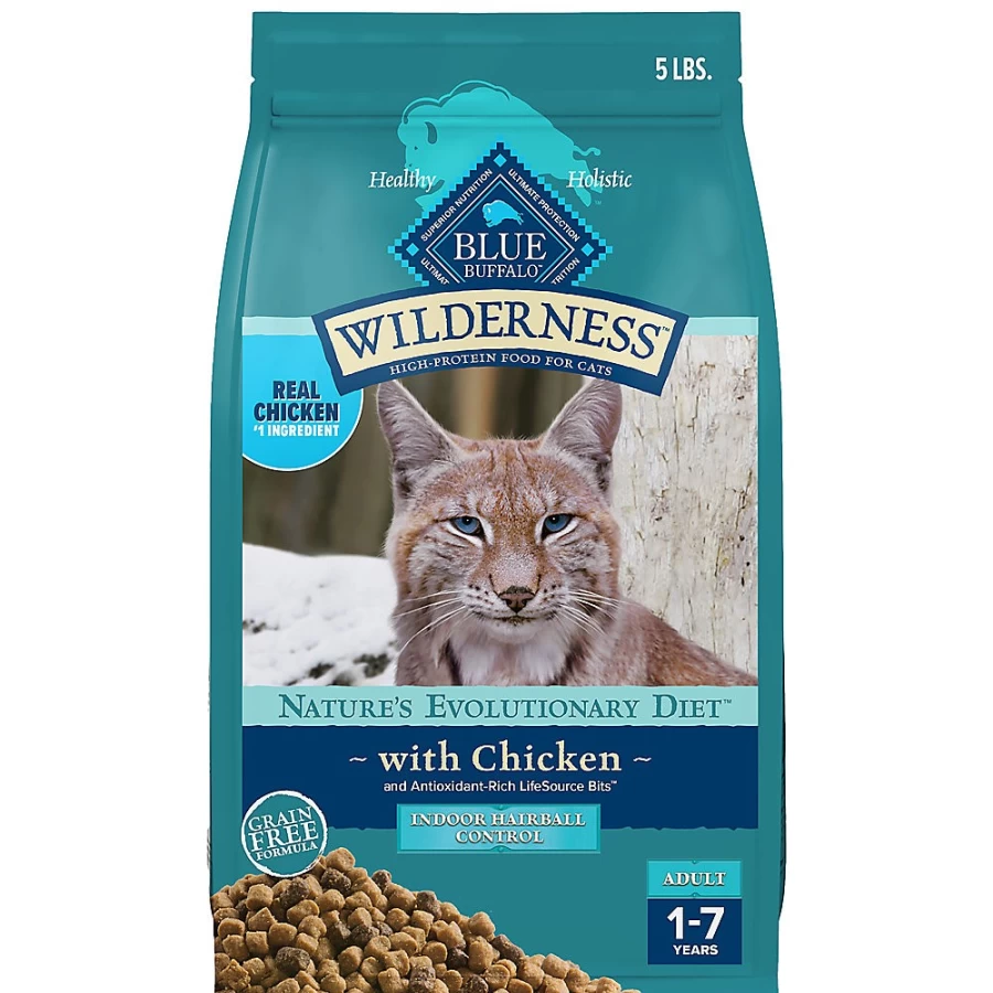 PetSmart Blue Buffalo Wilderness Grain-Free Chicken Recipe Dry Cat Food for All Life Stages