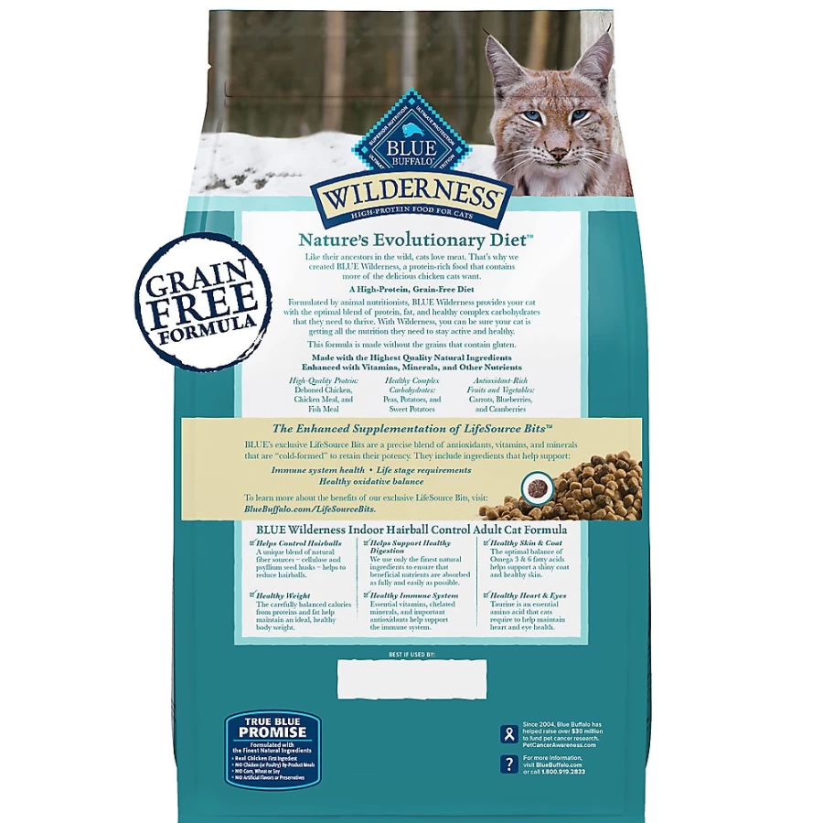 PetSmart Blue Buffalo Wilderness Grain-Free Chicken Recipe Dry Cat Food for All Life Stages