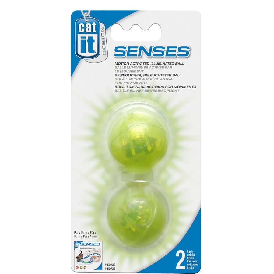 PetSmart Catit Senses Illuminated Interactive Ball Toy for Cats – LED Light Up Play