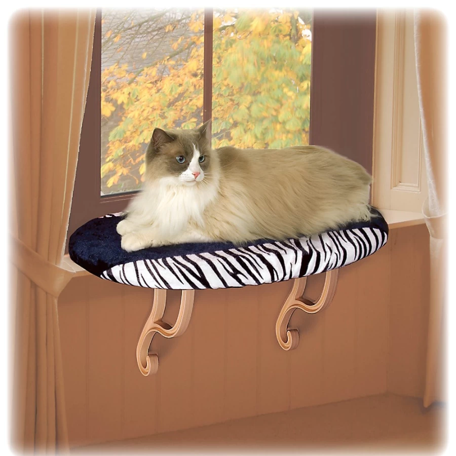 PetSmart KH Kitty Sill - Premium Cat Window Perch with Comfortable Cushion for Indoor Cats