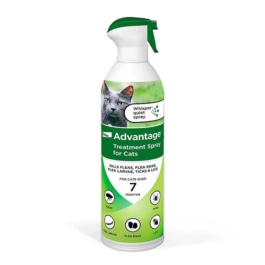 PetSmart Advantage Flea & Tick Control Spray for Cats – Fast-Acting, Vet-Recommended Protection