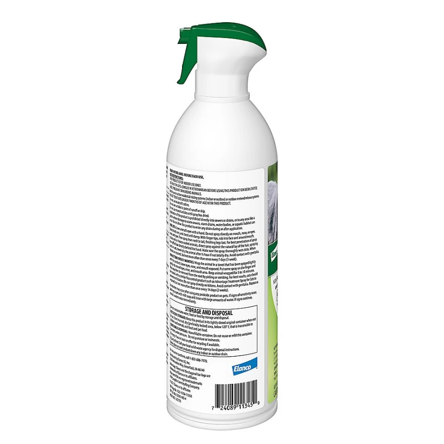 PetSmart Advantage Flea & Tick Control Spray for Cats – Fast-Acting, Vet-Recommended Protection