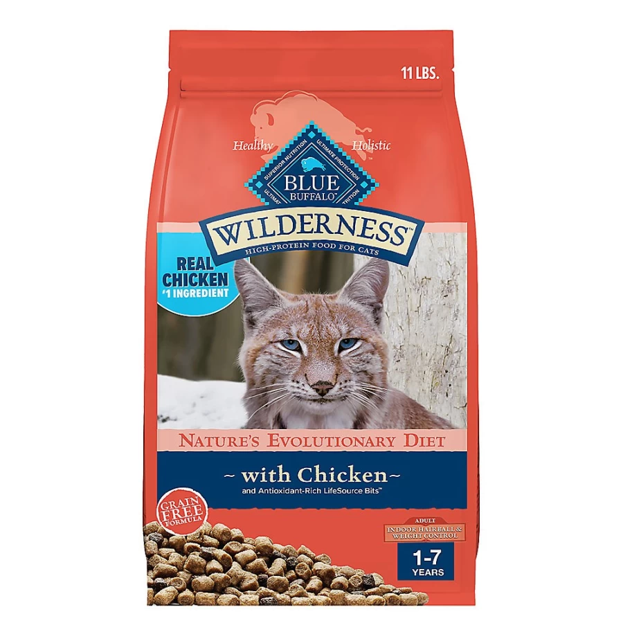 PetSmart Blue Buffalo Wilderness Grain-Free Chicken Recipe Dry Cat Food for All Life Stages