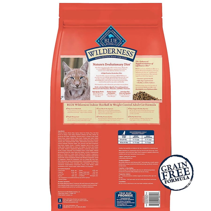 PetSmart Blue Buffalo Wilderness Grain-Free Chicken Recipe Dry Cat Food for All Life Stages