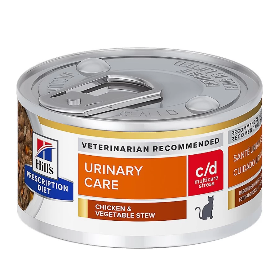 Hill's Prescription Diet c/d Multicare Urinary Care Dry Cat Food - Chicken & Vegetable Stew for Stress Relief | PetSmart