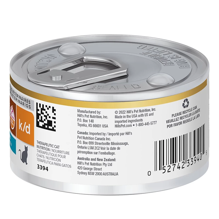 Hill's Prescription Diet k/d Kidney Care Cat Food - Tuna & Vegetable Stew for Kidney Health | PetSmart