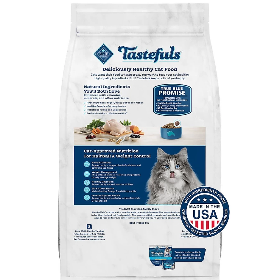 PetSmart Blue Buffalo Tastefuls Natural Adult Dry Cat Food, Chicken Recipe