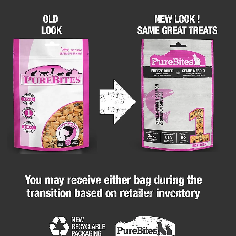 "PetSmart Purebites All Natural Freeze-Dried Salmon Cat Treats – High-Value Pack for Healthy Felines"