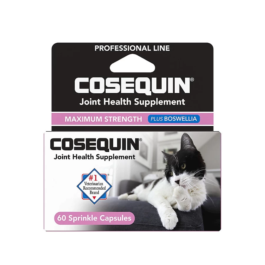 PetSmart Cosequin Maximum Strength Joint Health Supplement for Cats with Boswellia - Supports Mobility & Comfort
