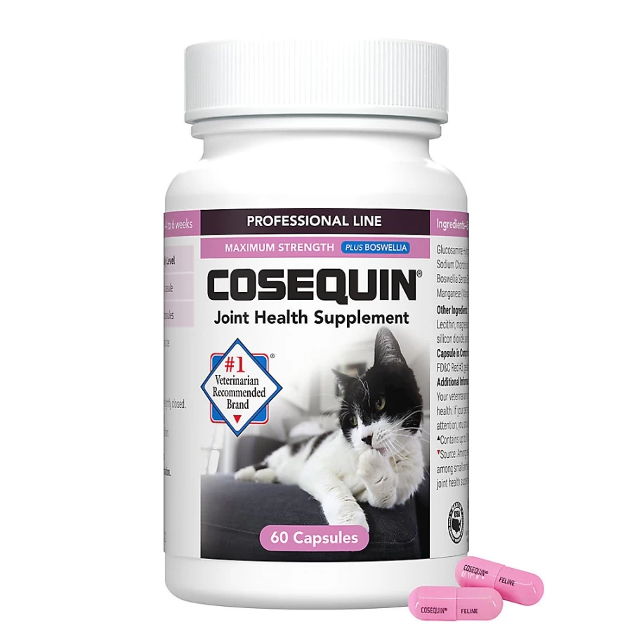 PetSmart Cosequin Maximum Strength Joint Health Supplement for Cats with Boswellia - Supports Mobility & Comfort