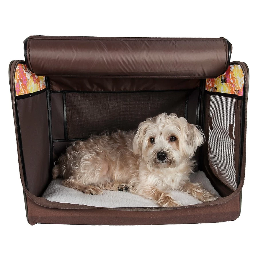 PetSmart Floral Pattern Lightweight Pet Tent Crate for Dogs & Cats
