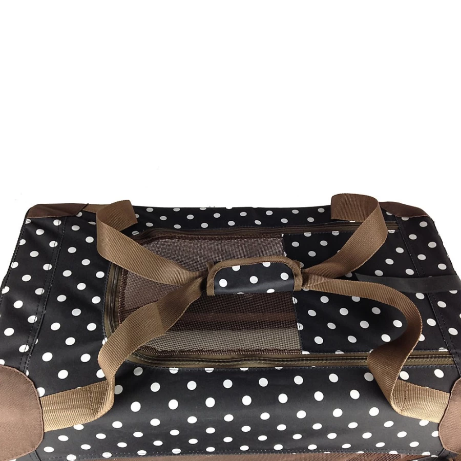 PetSmart Polka Dot Vista View Dog Crate – Stylish & Durable Pet Crate for Home & Travel