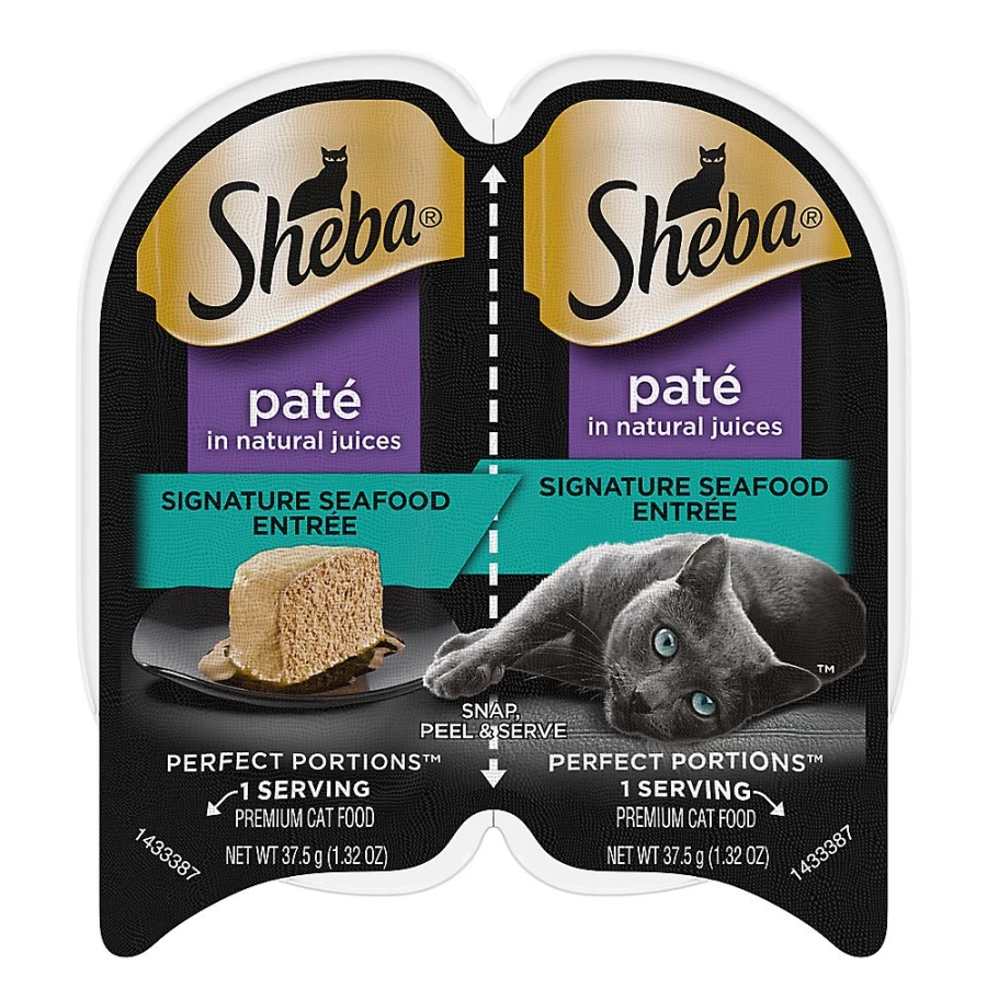 Sheba Perfect Portions Pate Wet Cat Food for Adults - 2.65 Oz Tray, Delicious & Balanced Meal | PetSmart