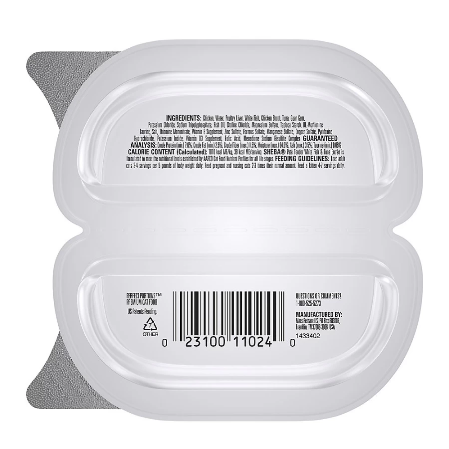 Sheba Perfect Portions Pate Wet Cat Food for Adults - 2.65 Oz. Tray, Delicious & Balanced Meal | PetSmart