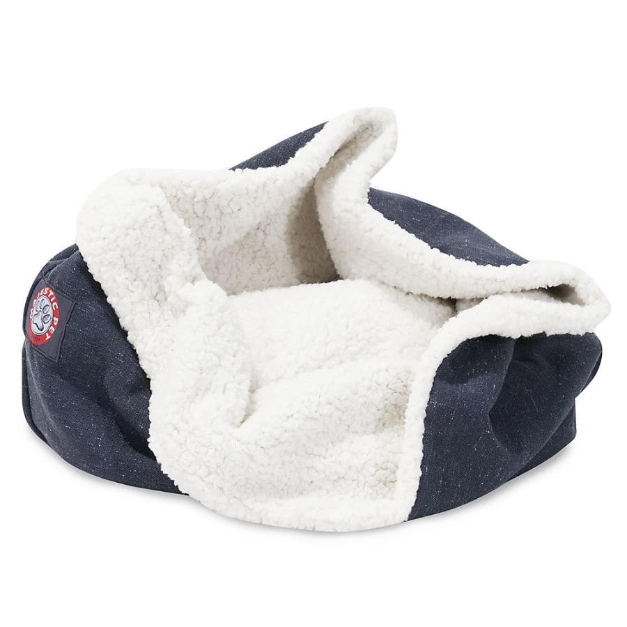 PetSmart Majestic Wales Collection Cozy Burrow Dog & Cat Bed for Comfortable Sleep