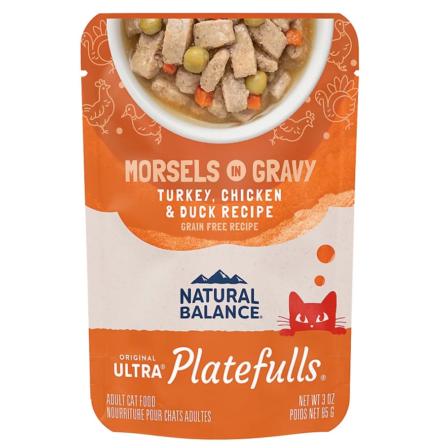 PetSmart Grain-Free Natural Balance Platefulls Cat Food with Turkey, Chicken & Duck Recipe