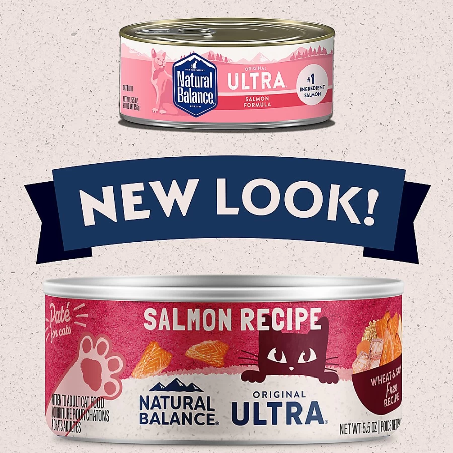 PetSmart Natural Balance Ultra Premium Dry Cat Food - Salmon Recipe for Adult Cats, Grain-Free High Protein Formula
