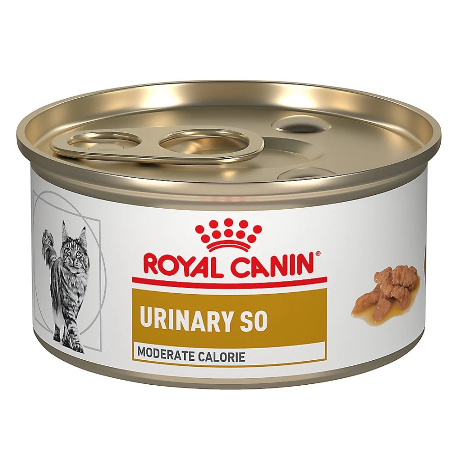 Royal Canin Veterinary Diet Urinary SO Moderate Calorie Cat Food in Gravy - 3oz Canned Wet Food for Adult Cats | PetSmart