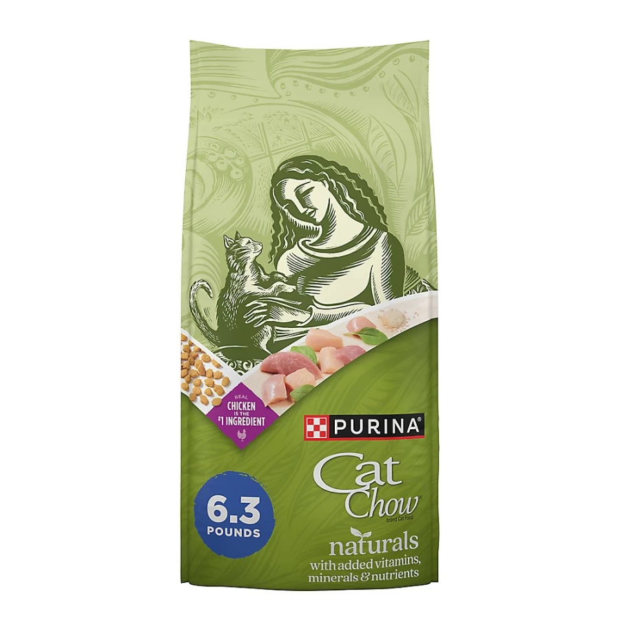 PetSmart Purina Cat Chow Naturals Adult Dry Cat Food - Chicken Recipe, No Artificial Flavors, Natural Ingredients