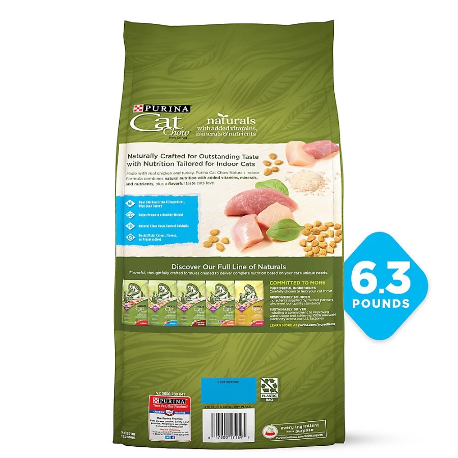 PetSmart Purina Cat Chow Naturals Adult Dry Cat Food - Chicken Recipe, No Artificial Flavors, Natural Ingredients