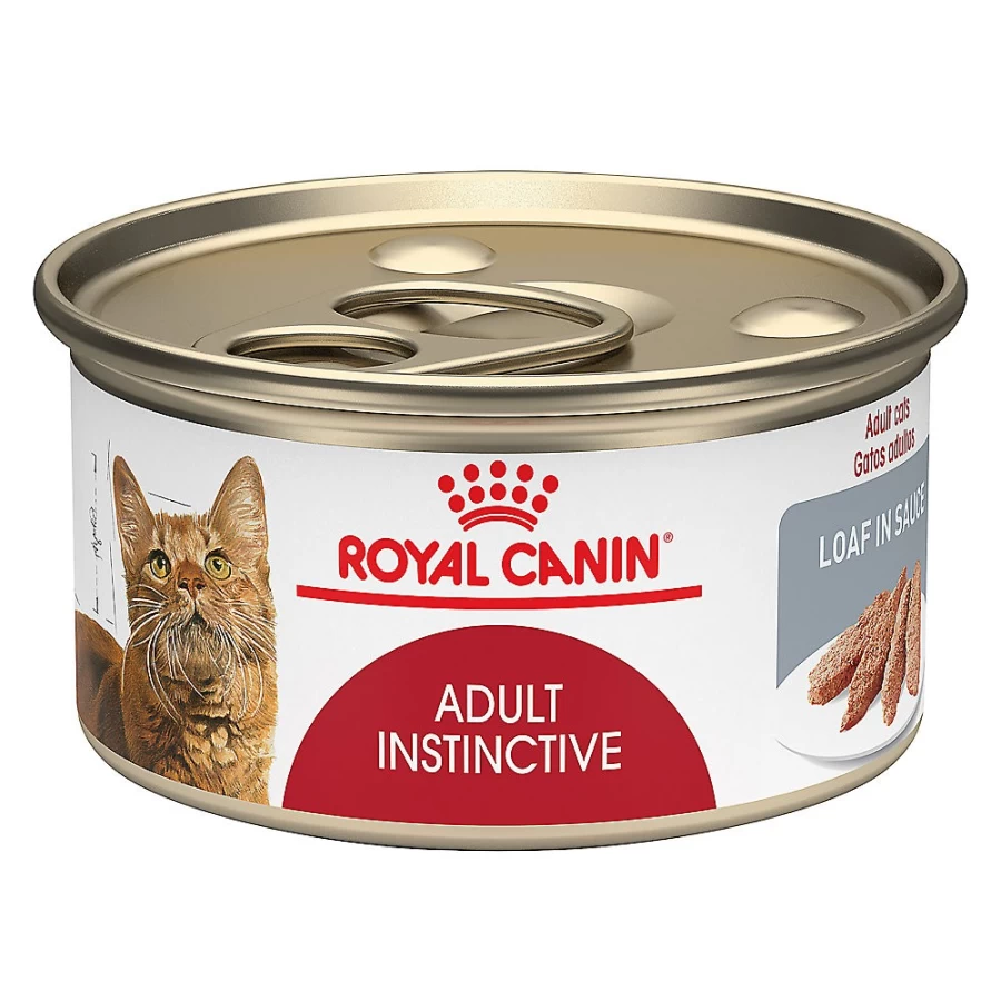 PetSmart Royal Canin Feline Health Nutrition Adult Instinctive Loaf in Sauce Canned Cat Food, 3 oz Wet Food for Cats