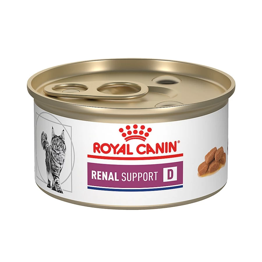 "PetSmart Royal Canin Veterinary Diet Adult Renal Support Cat Food - 3 oz Canned Wet Food in Gravy for Kidney Health"