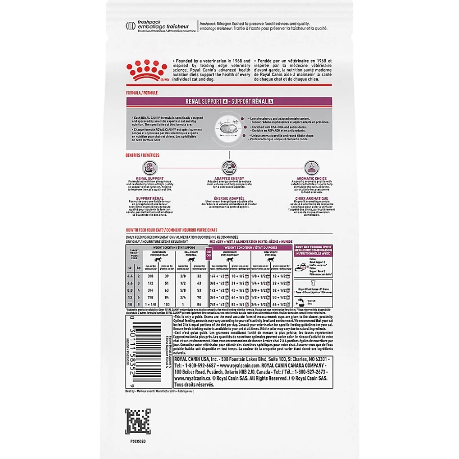 PetSmart Royal Canin Veterinary Diet Renal Support Dry Cat Food for Kidney Health