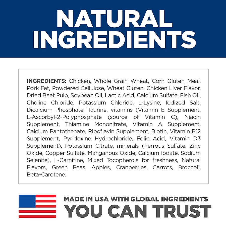 PetSmart Hill's Science Diet Adult Dry Cat Food for Urinary & Hairball Control - Chicken Recipe