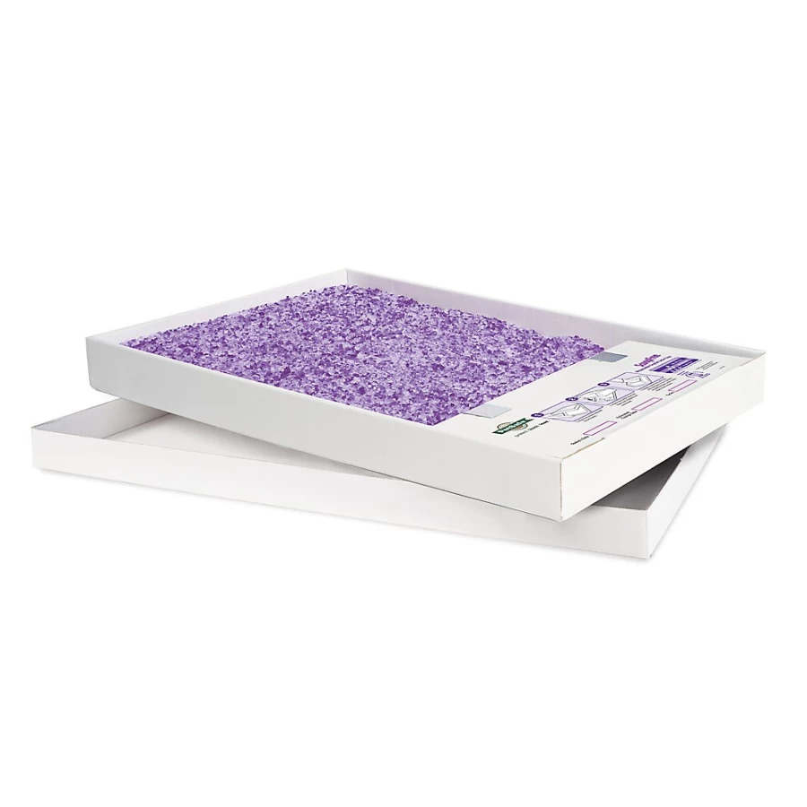 PetSmart ScoopFree Self-Cleaning Cat Litter Box with Disposable Lavender-Scented Crystal Trays - Automatic Litter Tray for Odor Control
