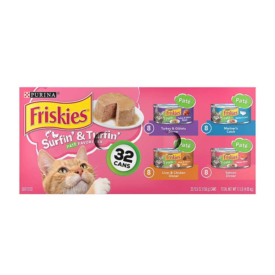 Purina Friskies Adult Wet Cat Food Variety Pack, 12.93 lb Bulk Case | PetSmart