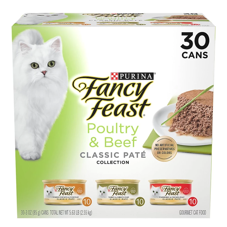 PetSmart Fancy Feast Grain-Free Wet Cat Food for All Life Stages, 6.66 lb. Pouch
