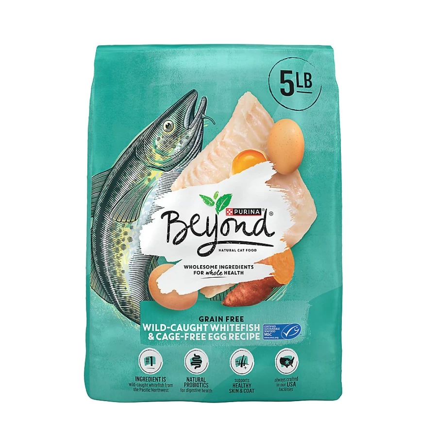 Purina Beyond Simply Grain Free Adult Dry Cat Food with Ocean Whitefish & Probiotics - PetSmart