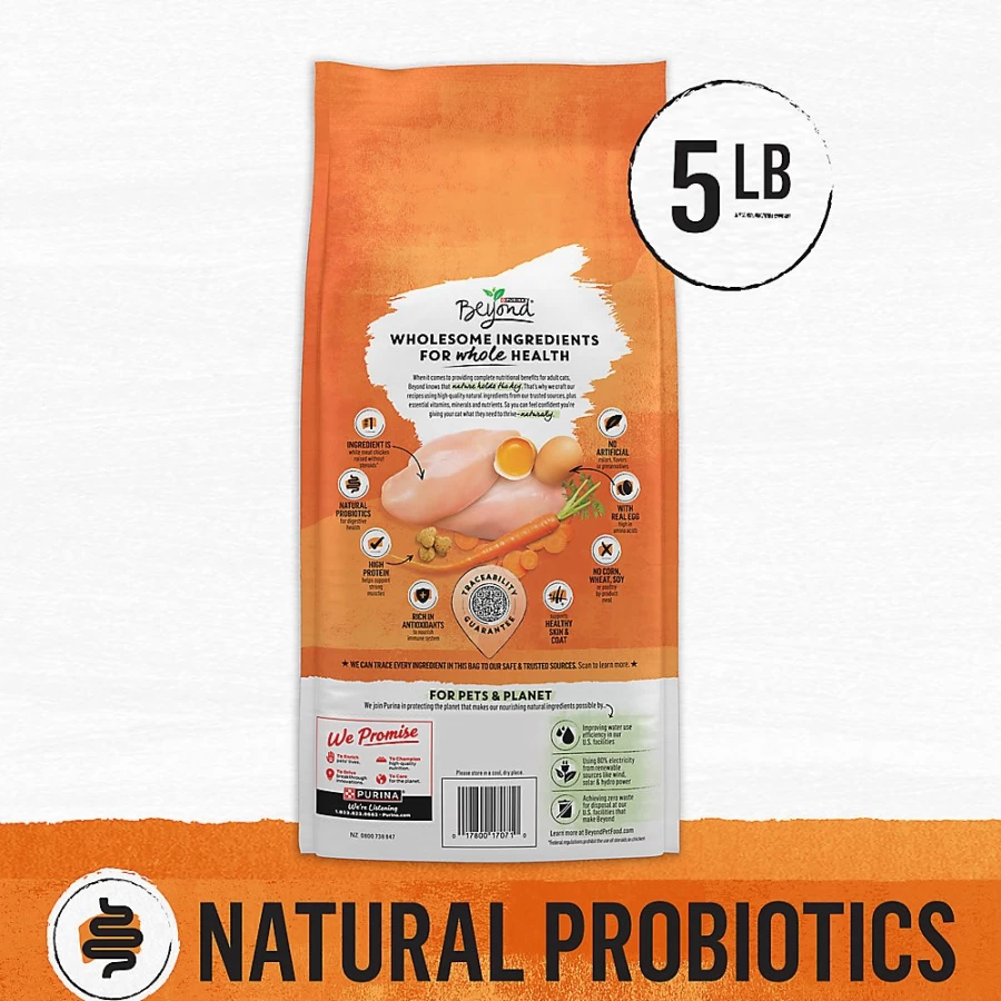 Purina Beyond Grain Free Adult Dry Cat Food with Probiotics - Chicken Recipe | PetSmart