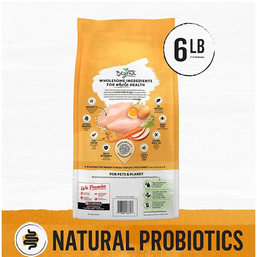 Purina Beyond Simply Adult Dry Cat Food - Natural Chicken Recipe with Probiotics, Grain Free, No Corn Wheat or Soy - PetSmart